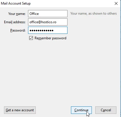 Mail Account Setup