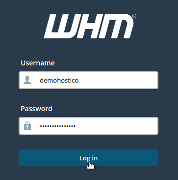 cpanel whm login